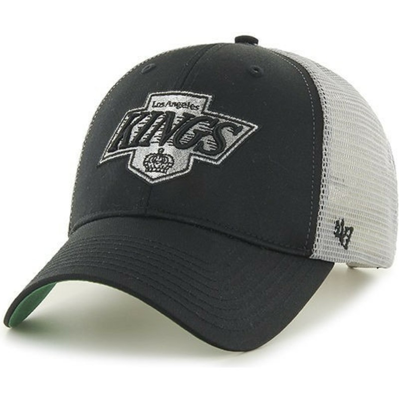 47-brand-los-angeles-kings-nhl-mvp-branson-black-and-white-trucker-hat