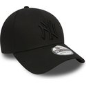 new-era-curved-brim-black-logo39thirty-classic-new-york-yankees-mlb-black-fitted-cap