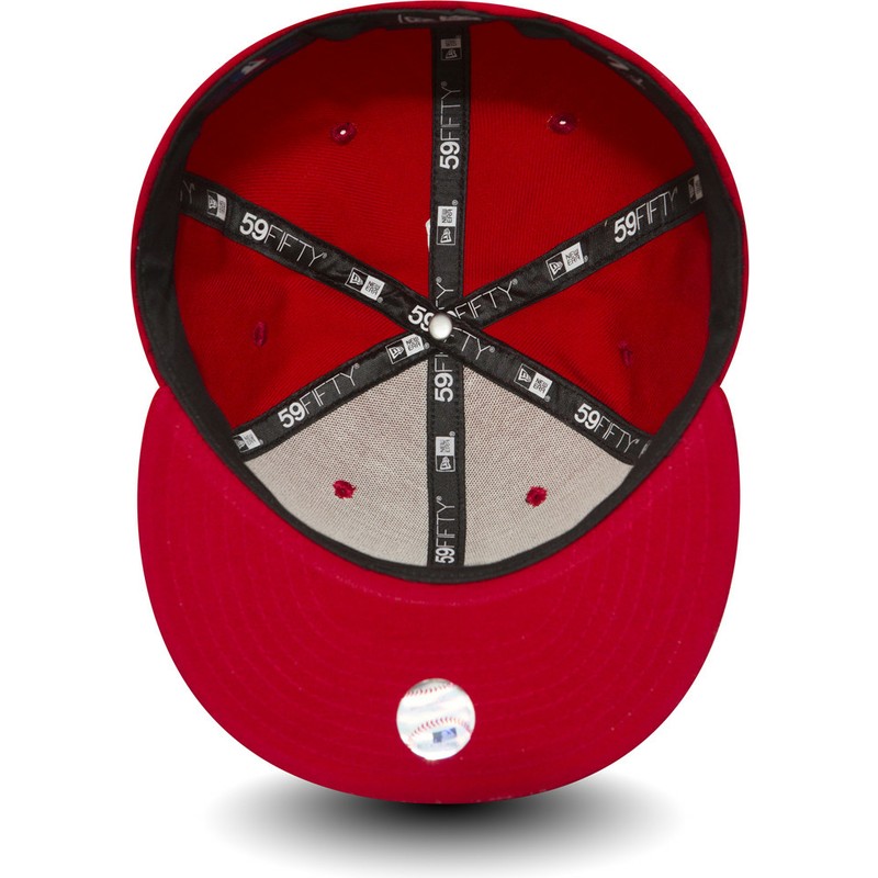 new-era-flat-brim-59fifty-essential-los-angeles-dodgers-mlb-red-fitted-cap