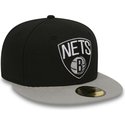 new-era-flat-brim-59fifty-essential-brooklyn-nets-nba-black-fitted-cap