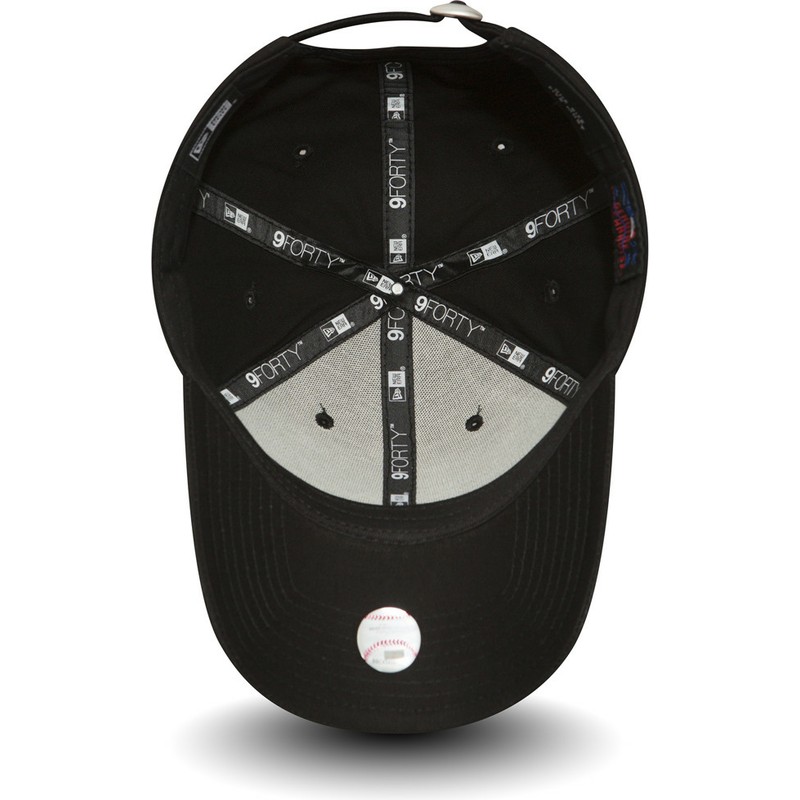 new-era-curved-brim-9forty-essential-los-angeles-dodgers-mlb-black-adjustable-cap