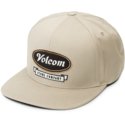 volcom-flat-brim-beige-cresticle-beige-snapback-cap