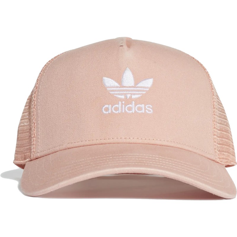 Adidas Trefoil Pink Trucker Hat: Caphunters.co.uk