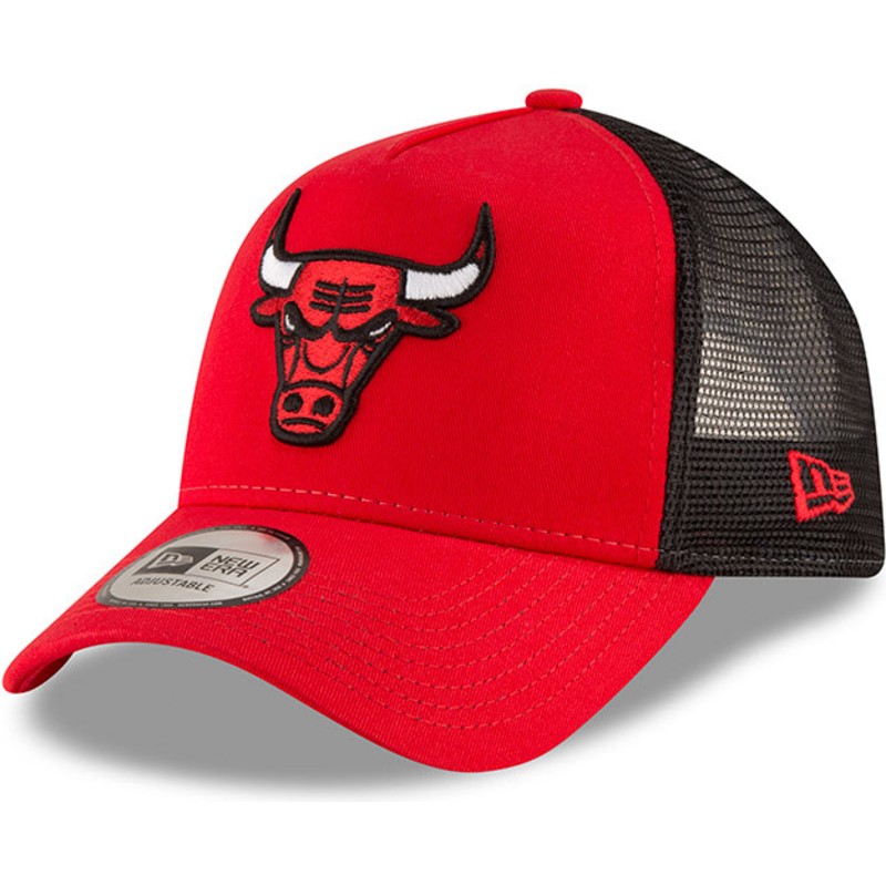 men red trucker hat