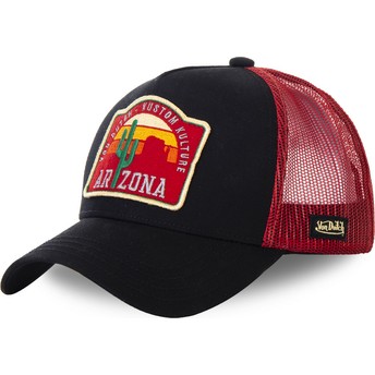 Von Dutch Arizona AZ2 Black and Red Trucker Hat
