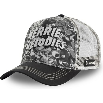 Capslab Merrie Melodies BAW1 Looney Tunes Black and White Trucker Hat