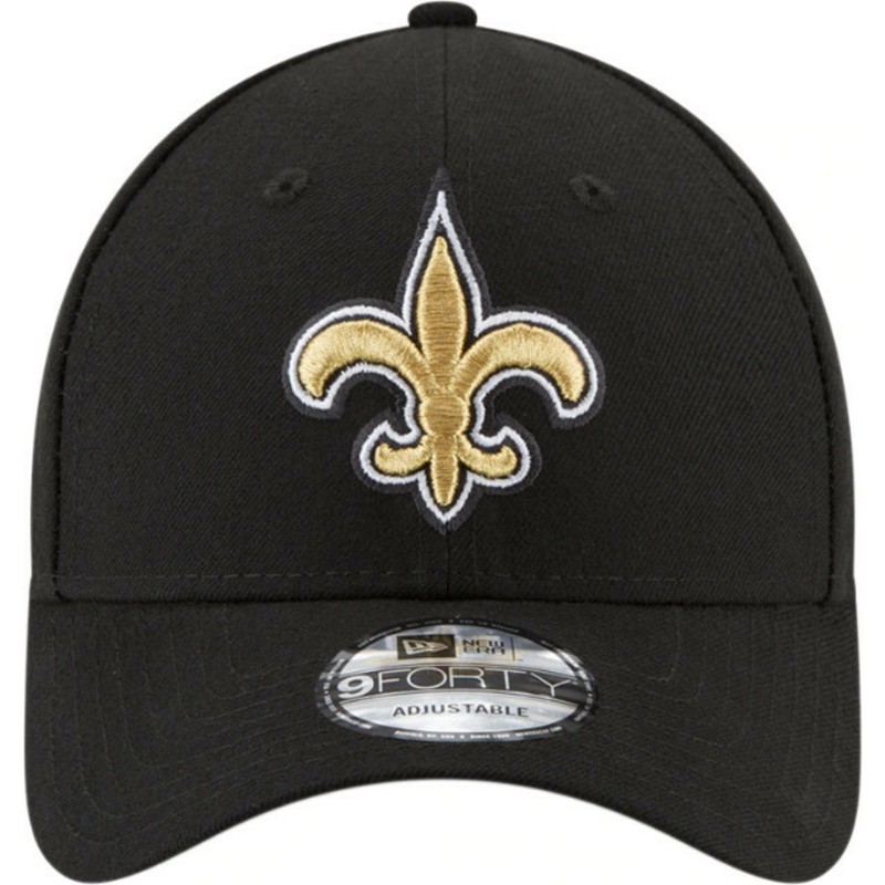new-era-curved-brim-9forty-the-league-new-orleans-saints-nfl-black-adjustable-cap