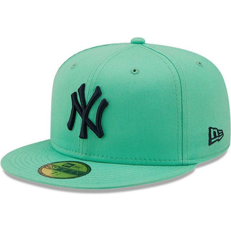 New Era Flat Brim Navy Blue Logo 