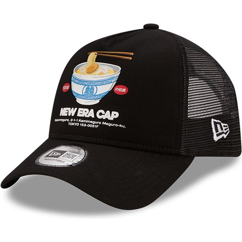 New Era Ramen Food Pack Black Trucker 